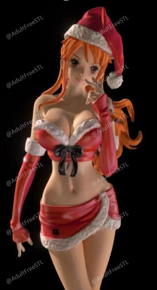 Nami Navidad One Piece Archivo Stl Para Impresion 3D