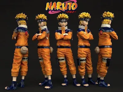 Naruto Archivo STL Impresión 3D