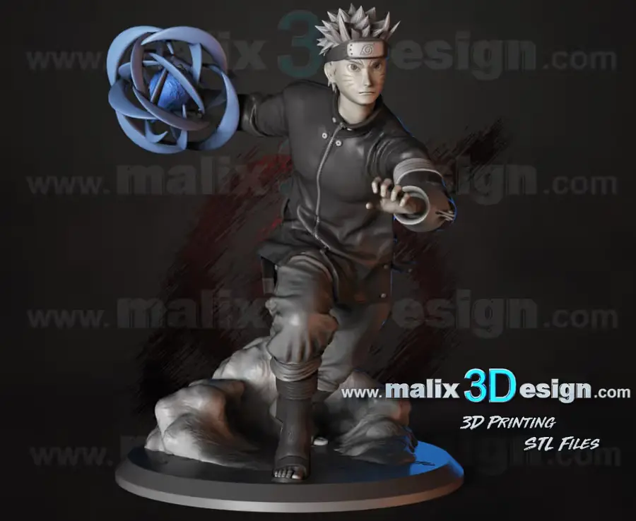 Naruto Archivo Stl Para Impresion 3D