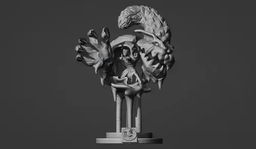 Naruto Kamikaze Gaara T_y Archivo Stl Para Impresión 3d