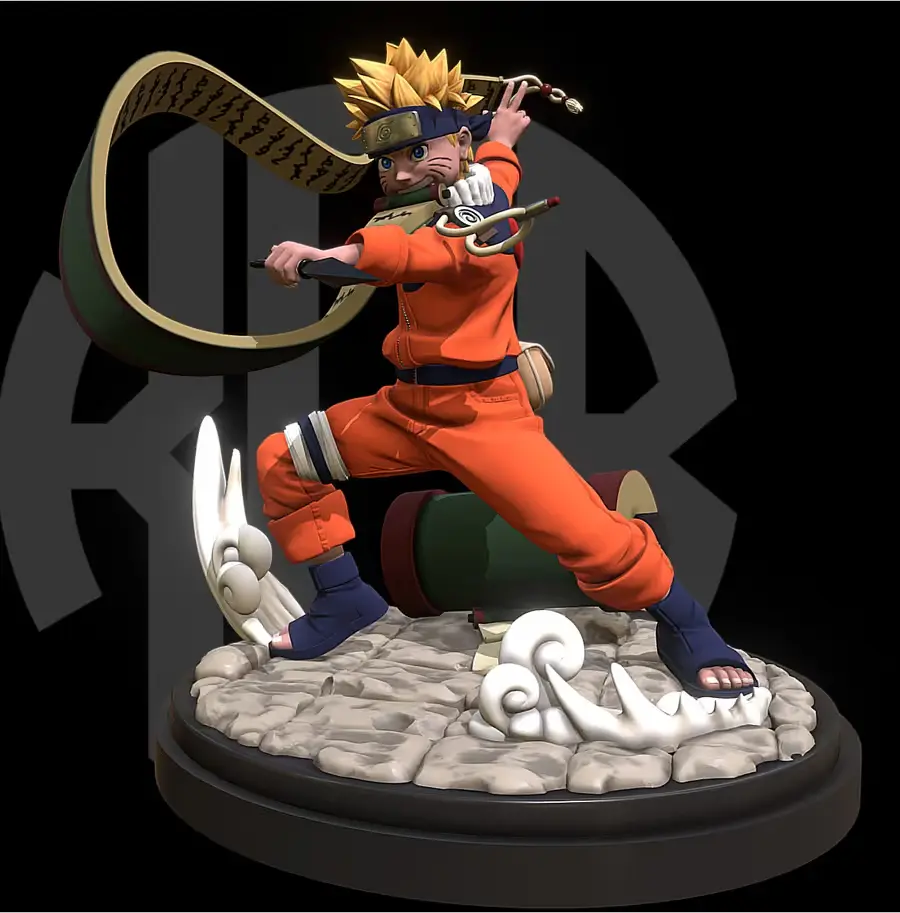 Naruto Niño Archivo Stl Para Impresion 3D