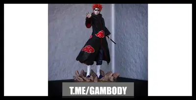 Naruto Pain Archivo Stl Obj Para Impresion 3D