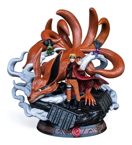 Naruto Y Kyubi Pd Archivos Stl Para Impresión 3d