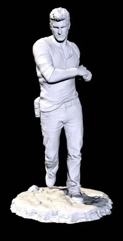 Nathan Drake Uncharted Archivo Stl Para Impresion 3D