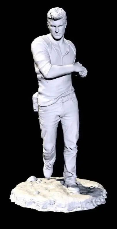 Nathan Drake Uncharted Archivo Stl Para Impresion 3D