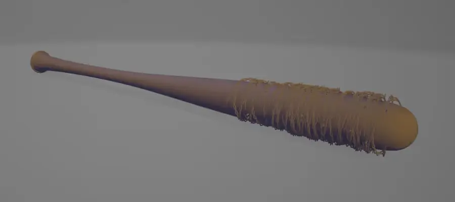 Negan Bate Archivo Stl Obj Para Impresion 3D