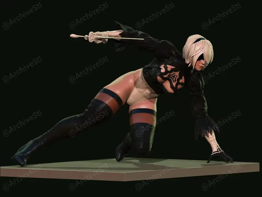 Neir Low Pose Archivo Stl Para Impresion 3D