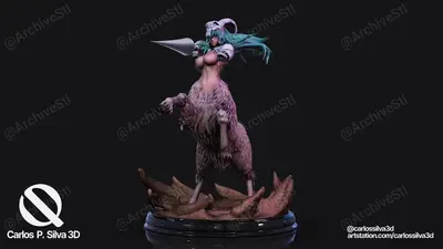 Neliel Bleach Archivo Stl Obj Para Impresion 3D