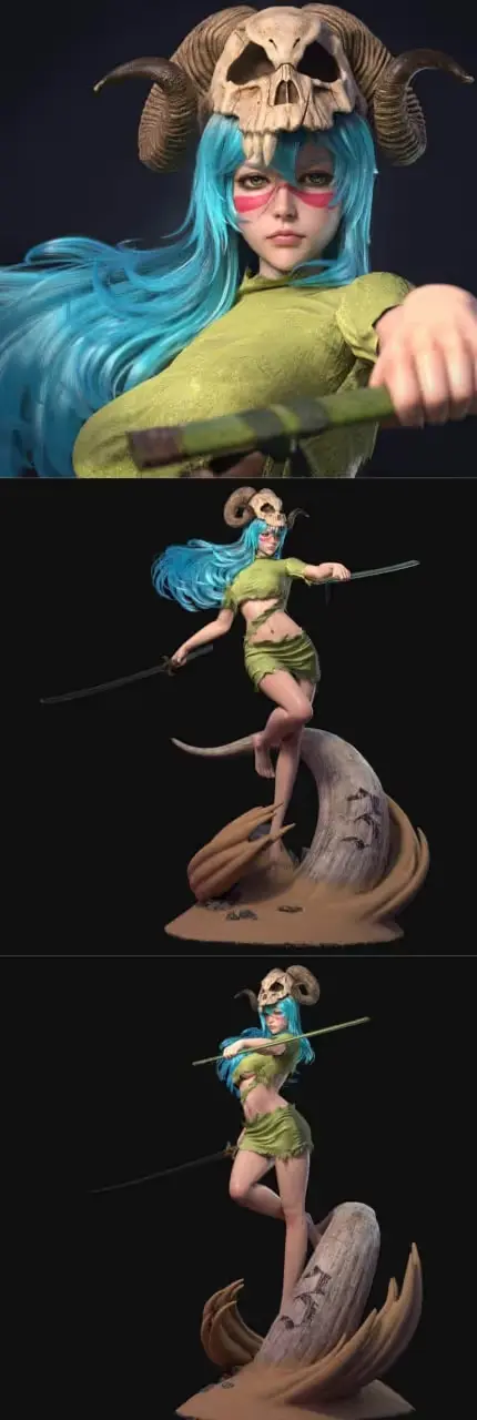 Nelliel Odelschwanck Bleach Archivo Stl Para Impresion 3D