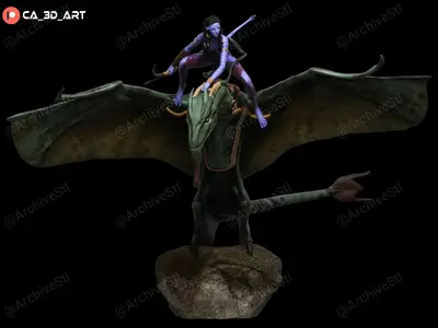 Neytiri Archivo Stl Obj Para Impresion 3D