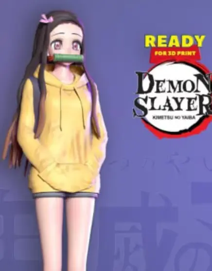 Nezuko Kamado 02 Archivo Stl Para Impresion 3D