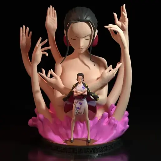 Nico Robin Wano One Piece Archivo Stl Para Impresion 3D