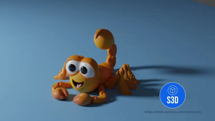 Nigel Scorpion Final Archivo Stl Obj Para Impresion 3D