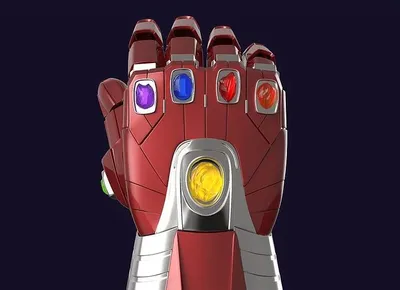 Nikko Iron Man Infinity Game Gauntlet Archivo STL Impresión 3D