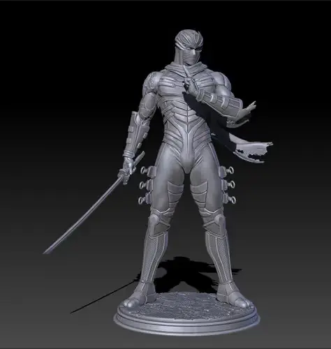 Ninja Gaiden Ryu Hayabusa Archivo Stl Para Impresión 3d