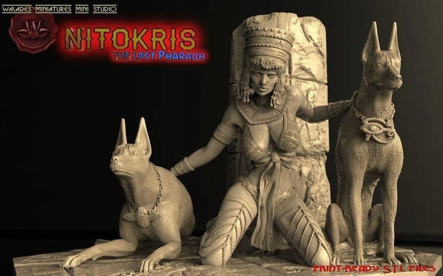 Nitokris Last Pharaon Archivo STL Impresión 3D