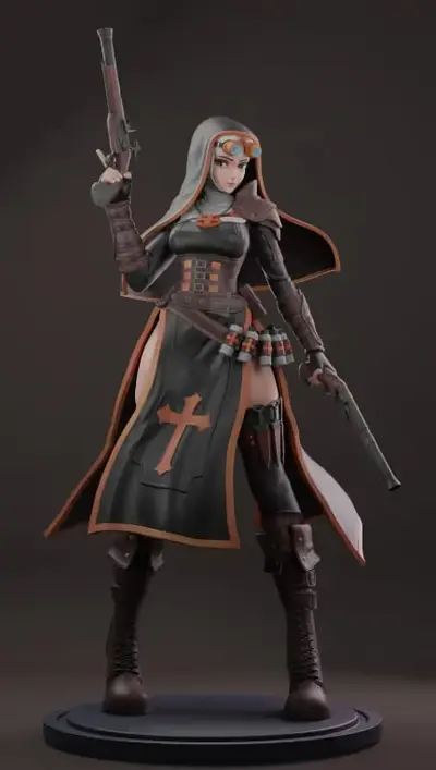 Nun Archivo Stl Para Impresion 3D