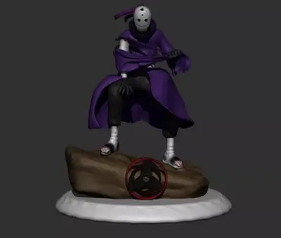 Obito Naruto Archivo Stl Obj Para Impresion 3D