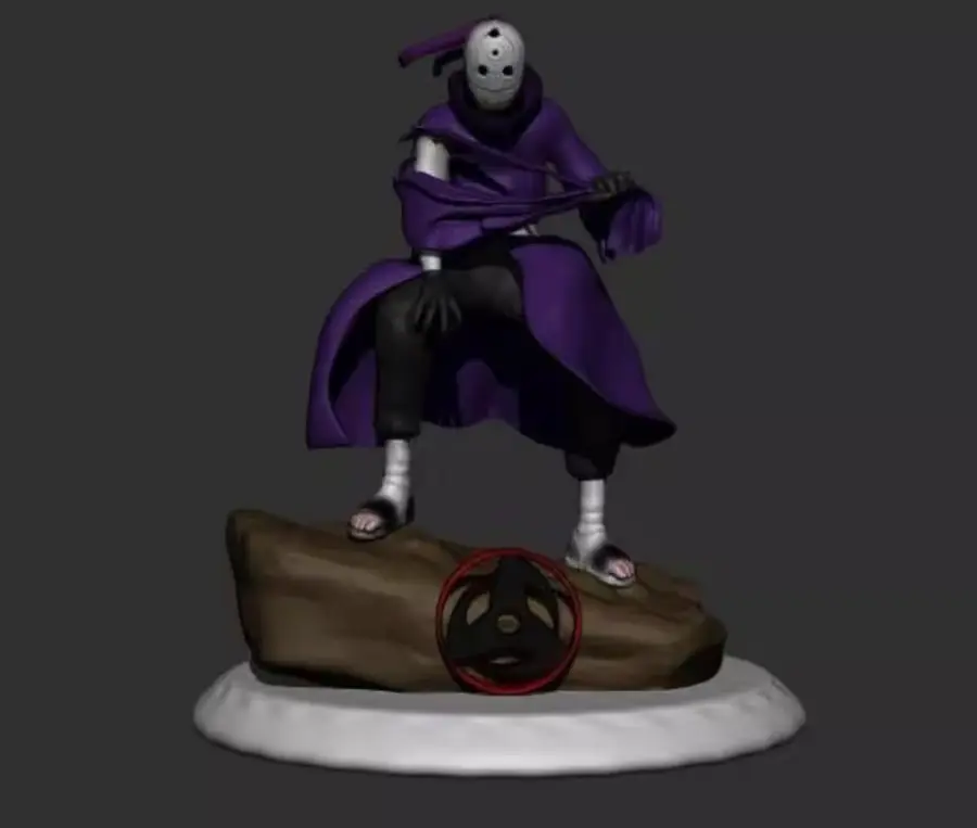 Obito Naruto Archivo Stl Obj Para Impresion 3D