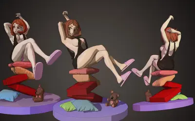 Ochako Uraraka Boku No Hero Archivo Stl Para Impresion 3D