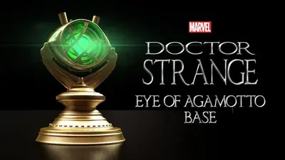 Ojo De Agamoto Dr Strange Archivo Stl Obj Para Impresion 3D