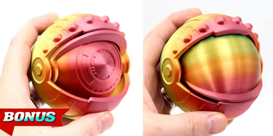 Ojos Robot Flexi Archivo Stl Obj Para Impresion 3D