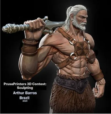 Old Heman Archivo STL Impresión 3D