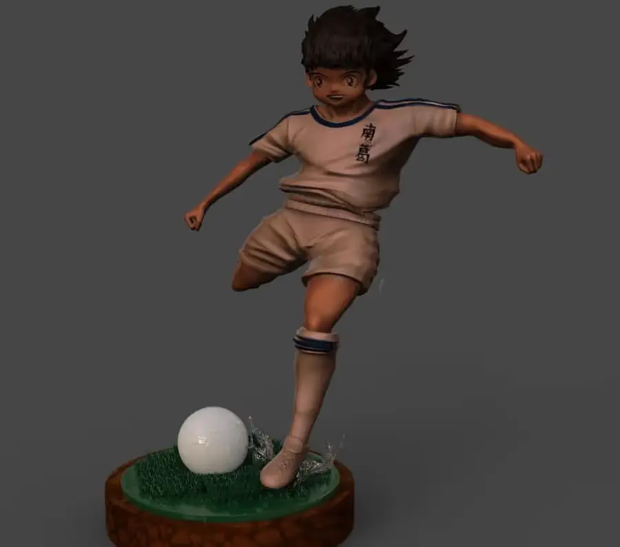 Oliver Supercampeones Archivo Stl Para Impresion 3D