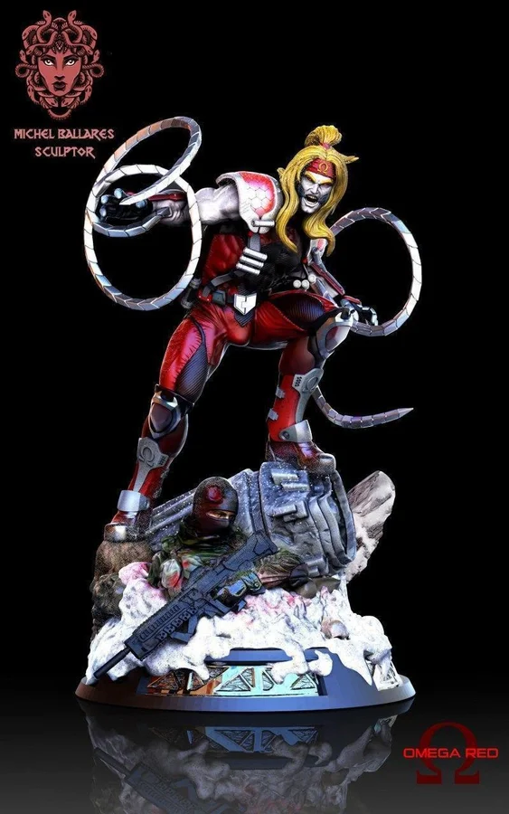 Omega Red Archivo STL Impresión 3D