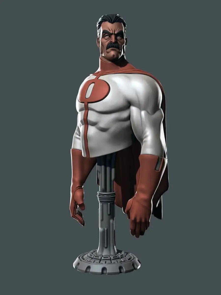 Omniman Busto Archivo Stl Para Impresion 3D