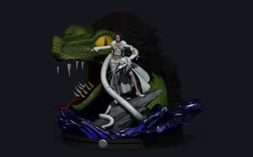 One Piece Boa Hanckock Big Archivos Stl Impresion 3d