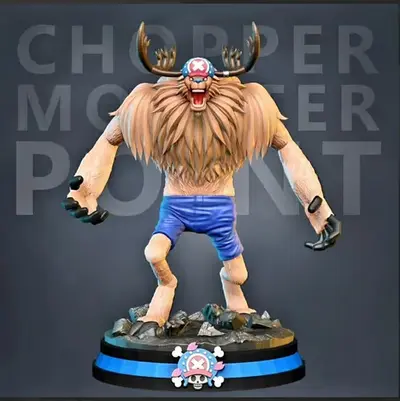 One Piece Chopper Monster Xhun Archivo Stl Para Impresión 3d
