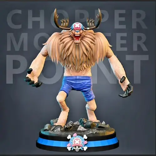One Piece Chopper Monster Xhun Archivo Stl Para Impresión 3d