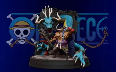 One Piece Kaido Stl/obj Impresión 3d