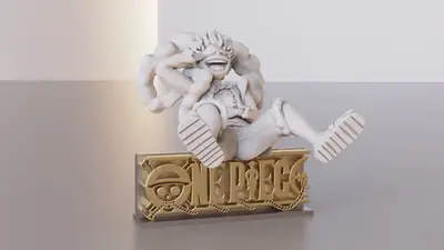 One Piece Luffy Gear 5 Archivo Stl Para Impresión 3d