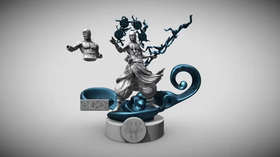 One Piece Zero Enel Archivo Stl Para Impresion 3D
