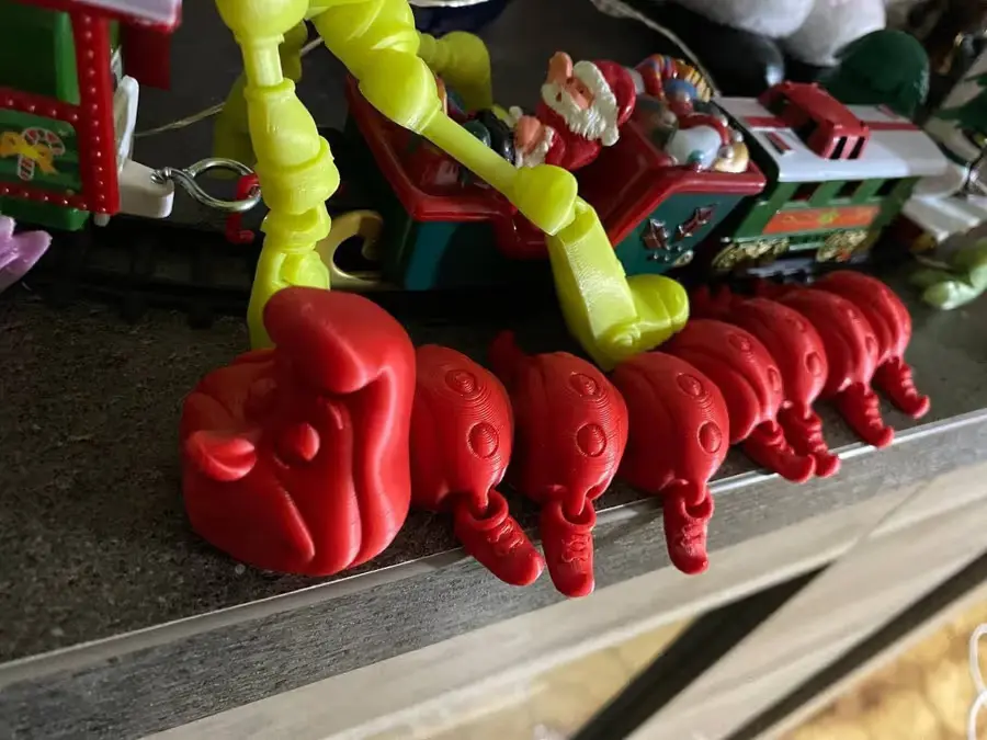 Oruga Alicia Archivo Stl Obj Para Impresion 3D