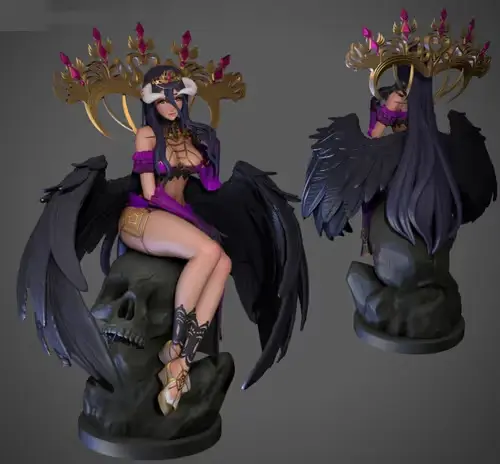 Overlord Albedo Ellaart V1 - V2 Stl Obj Impresión 3d