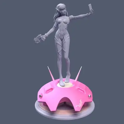 Overwatch D Archivo Stl Obj Para Impresion 3D