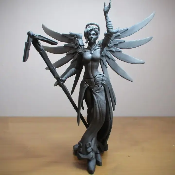 Overwatch Mercy Archivo Stl Obj Para Impresion 3D