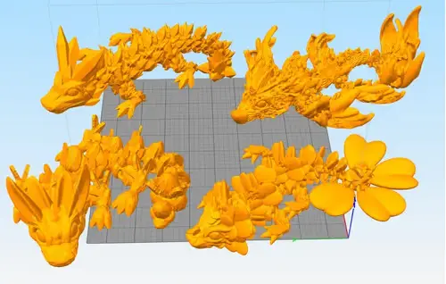 Pack Dragones Bebe Flexi X 8 Archivos Stl Para Impresión 3d