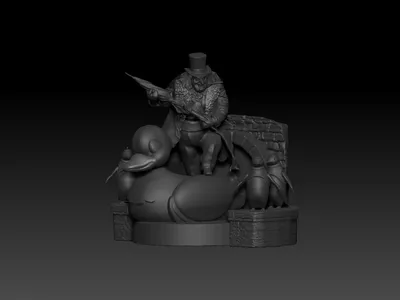 Penguin Dreamers Archivo STL Impresión 3D