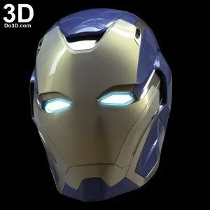 Pepper Potts Rescue Helmet Archivo STL Impresión 3D