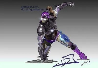 Pepper Potts Traje Archivo STL Impresión 3D