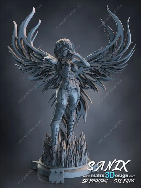Phoenix Archivo STL Impresión 3D