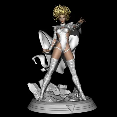Phoenix Force Emma Frost Archivo STL Impresión 3D
