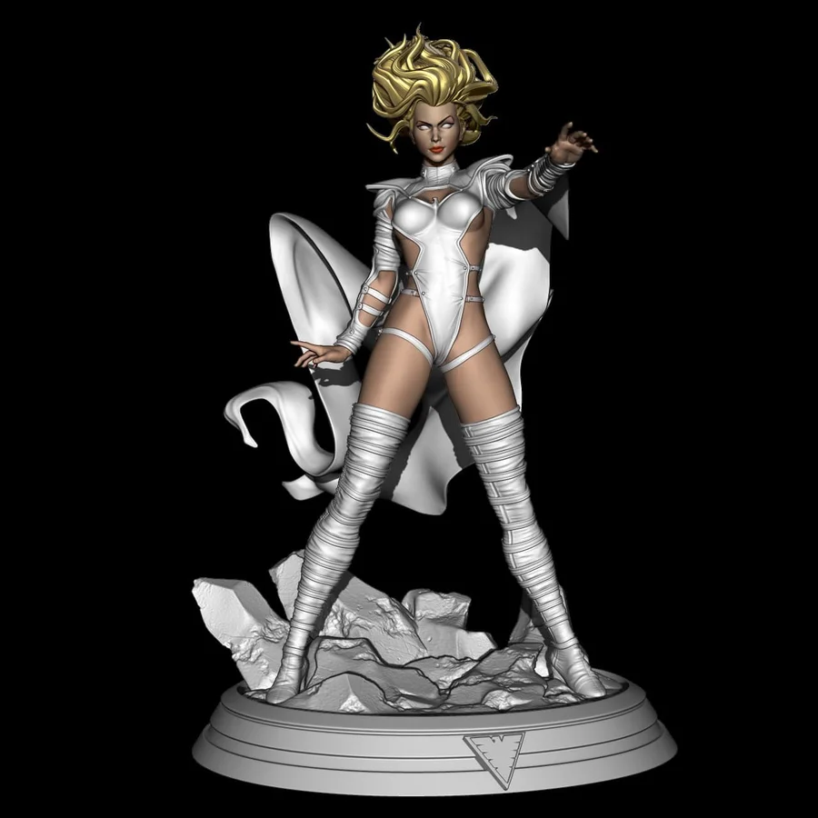 Phoenix Force Emma Frost Archivo STL Impresión 3D