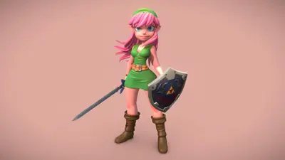 Pinkle The Legend Of Zelda Archivo Stl Para Impresion 3D