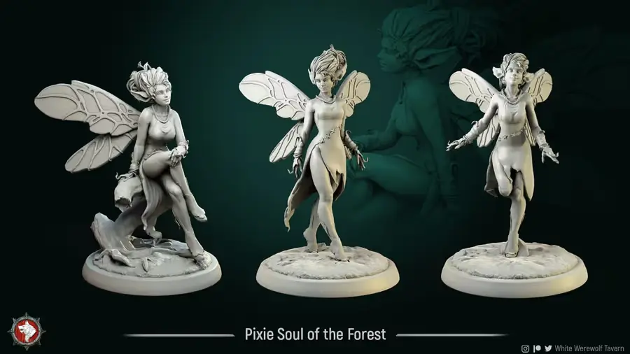 Pixie Soul Of The Forest Archivo Stl Para Impresion 3D