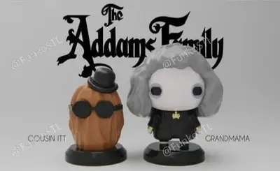 Plakit Addams Family Archivo Stl Para Impresion 3D